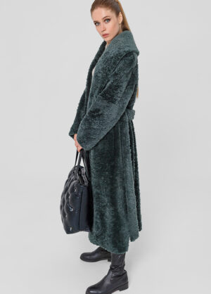 Меховое пальто из ширлинга RinDi 2002097