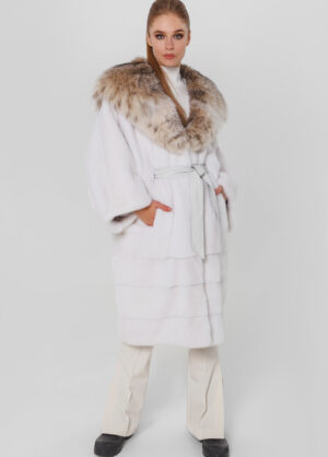 Меховое пальто из норки Manoli 1002165